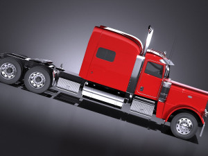 Peterbilt 389 Sleeper Cab 2017 vray Model 3D