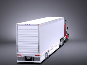 Peterbilt 389 Sleeper Cab Trailer 2017 vray 3D Modell