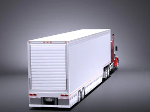 Peterbilt 389 Sleeper Cab Trailer 2017 vray 3D Model