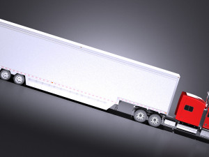 Peterbilt 389 Sleeper Cab Trailer 2017 vray 3D Modell