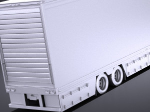 Peterbilt 389 Sleeper Cab Trailer 2017 vray 3D Modell
