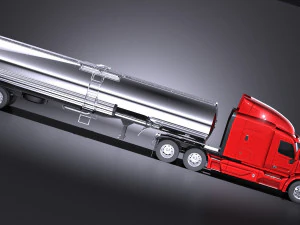 Peterbilt 579 Semi Truck Tanker 2017 vray 3D Модель