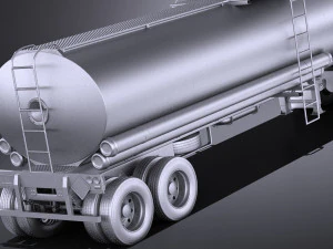 Peterbilt 579 Semi Truck Tanker 2017 vray 3D Модель