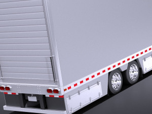 Peterbilt 579 Semi Truck Trailer 2017 vray Modelo 3D