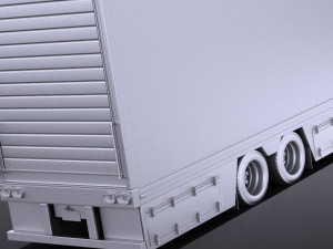 Peterbilt 579 Semi Truck Trailer 2017 vray Modelo 3D