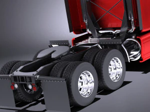 Peterbilt 587 2017 vray 3D Model