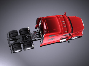 Peterbilt 587 2017 vray 3D 모델