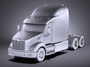 Peterbilt 587 2017 vray 3D 모델