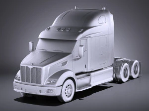 Peterbilt 587 2017 vray 3D Model
