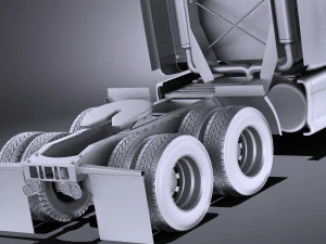 Peterbilt 587 2017 vray 3D Model