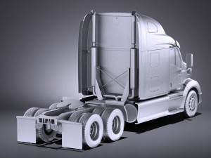 Peterbilt 587 2017 vray 3D 모델