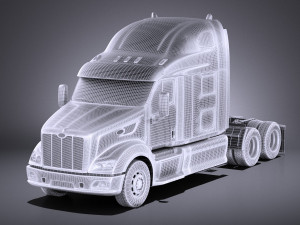 Peterbilt 587 2017 vray 3D 모델
