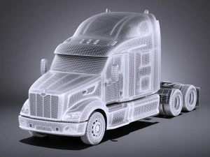 Peterbilt 587 2017 vray 3D Model