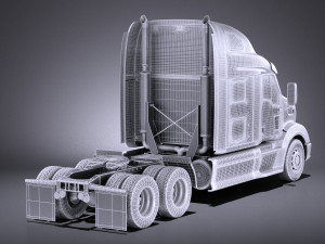 Peterbilt 587 2017 vray 3D 모델