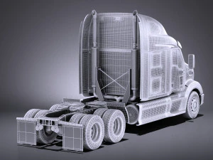 Peterbilt 587 2017 vray 3D Model