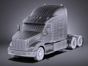 Peterbilt 587 2017 vray 3D 모델