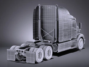 Peterbilt 587 2017 vray 3D Model