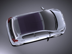 Peugeot 108 5-door 2017 vray 3D मॉडल