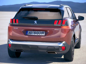 Peugeot 3008 2018 3D Model
