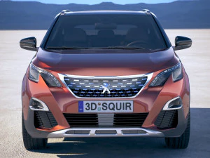 Peugeot 3008 2018 3D Model