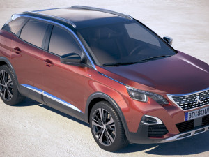 Peugeot 3008 2018 Modelo 3D