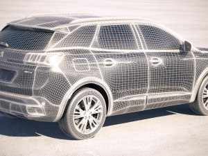 Peugeot 3008 2018 Modelo 3D