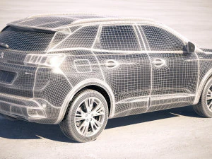 Peugeot 3008 2018 3D Model