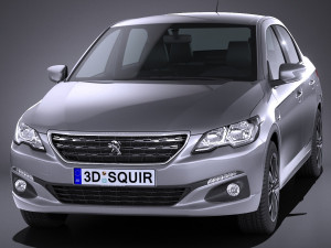 Peugeot 301 2017 Modelo 3D
