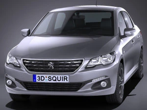 Peugeot 301 2017 3D Model