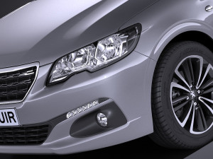 Peugeot 301 2017 Modelo 3D