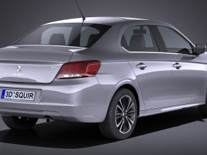 Peugeot 301 2017 Modelo 3D