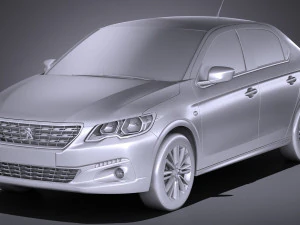 Peugeot 301 2017 3D Model