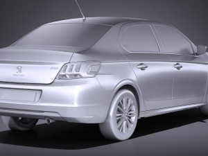 Peugeot 301 2017 Modelo 3D