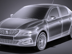 Peugeot 301 2017 Modelo 3D