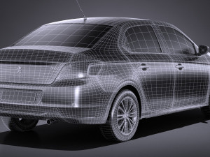 Peugeot 301 2017 Modelo 3D