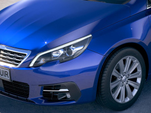 Peugeot 308 2018 Modèle 3D