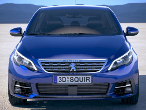 Peugeot 308 2018 Modèle 3D