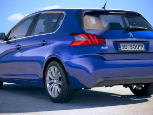 Peugeot 308 2018 Modèle 3D