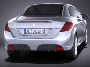 Peugeot 308 CC 2013 vray 3D Модель