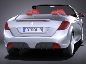 Peugeot 308 CC 2013 vray 3D Модель