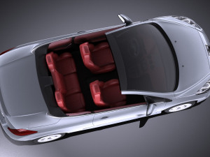 Peugeot 308 CC 2013 vray 3D Модель