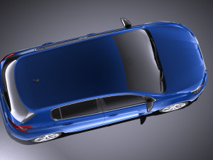 Peugeot 308 GT 2017 vray 3D 모델