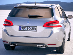 Peugeot 308 SW 2019 3D मॉडल