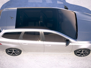Peugeot 308 SW 2019 3D मॉडल