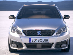 Peugeot 308 SW 2019 3D मॉडल