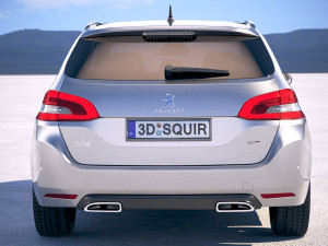 Peugeot 308 SW 2019 3D मॉडल
