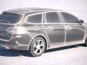 Peugeot 308 SW 2019 3D मॉडल