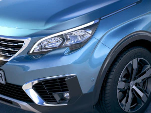 Peugeot 5008 2017 3D Model