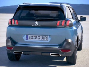 Peugeot 5008 2017 3D Model