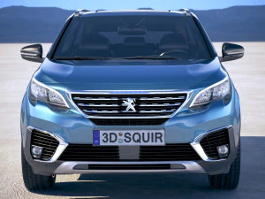 Peugeot 5008 2017 3D Model